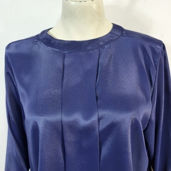 Embelm Blue Blouse - Picture 4 of 7